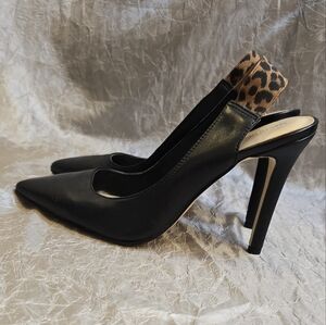 SACS FIFTH AVENUE LEATHER HEELS